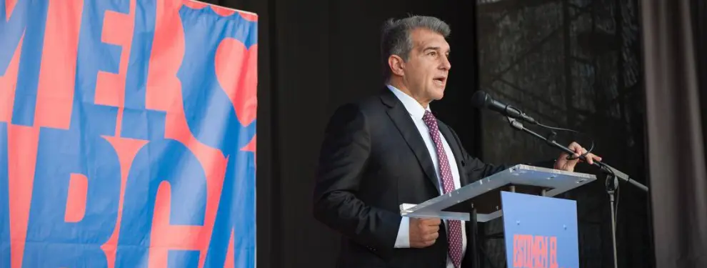 Joan Laporta cierra su tridente de lujo para la temporada 21-22