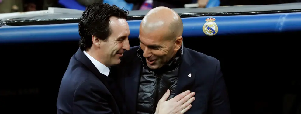 Unai Emery se la lía a Zinedine Zidane: destrozo al Real Madrid