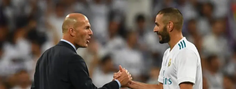 Zinedine Zidane ata el cabo que rompía Madrid: Karim Benzema alucina