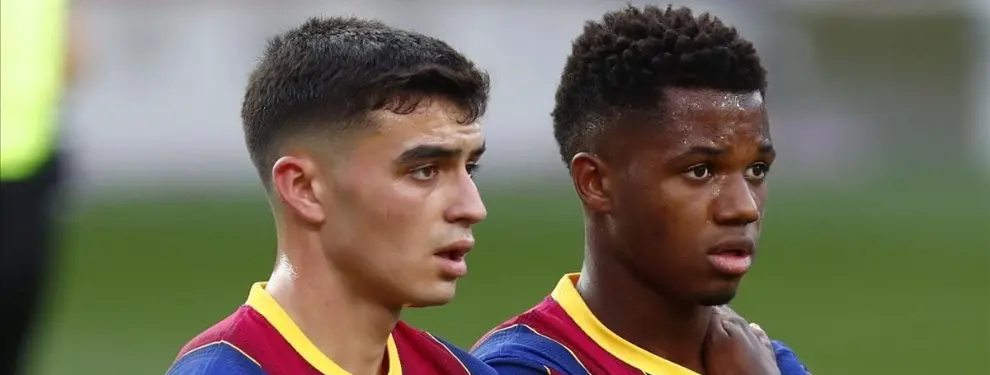Ansu Fati, Pedri y él: el fichaje del Barça para su futuro tridente