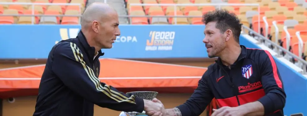 Diego Pablo Simeone prepara un golpe letal a Zinedine Zidane