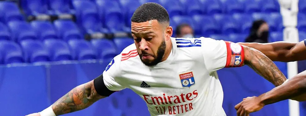 Memphis Depay se acerca al Barça: el Lyon cierra a su sustituto
