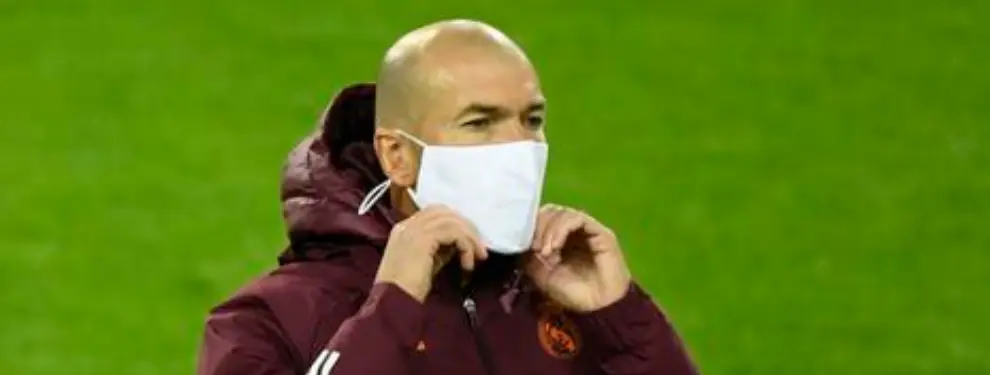 Zinedine Zidane pone a cuatro jugadores del Real Madrid en la calle