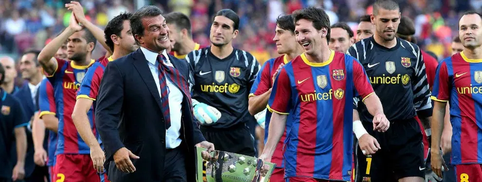Joan Laporta tiene una jugada bomba para retener a Leo Messi