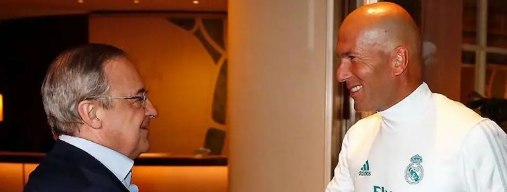 Florentino tiene a su refuerzo invernal: Zidane le da una oportunidad
