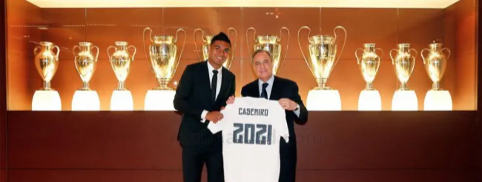 Sorpresa en Chamartín: Florentino Pérez llama al recambio de Casemiro