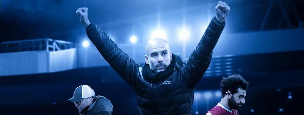 Guardiola está lanzado, da un golpe encima de la mesa