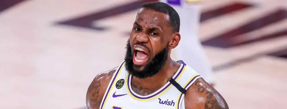 La bomba exprés y MVP era para LeBron James y se le escapa en la cara