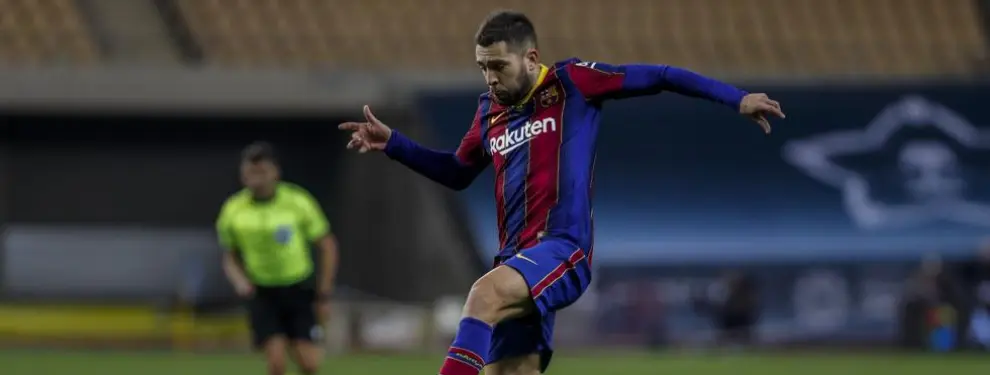 Jordi Alba deja la puerta abierta: el Barça negocia con un relevo