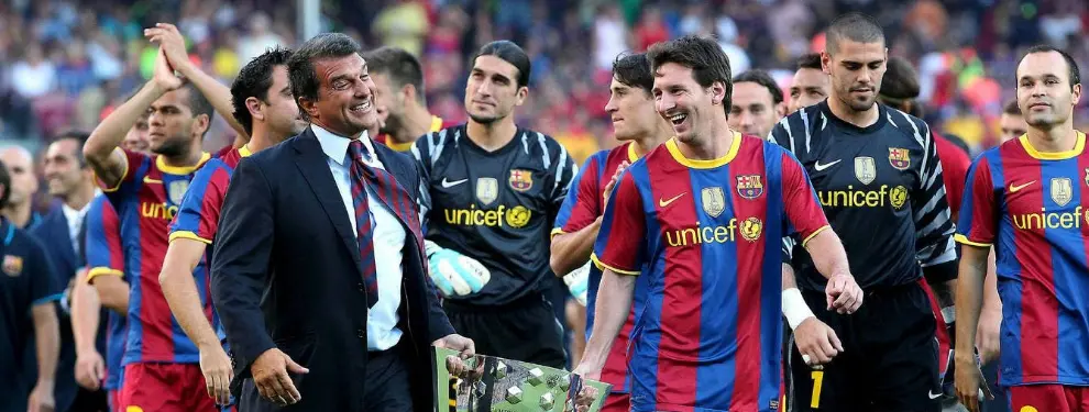 Es la última bala por Leo Messi: el plan que tiene Joan Laporta