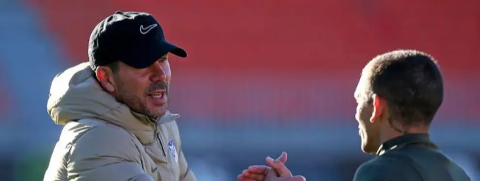 Tremendo enfado del uruguayo con el Cholo Simeone