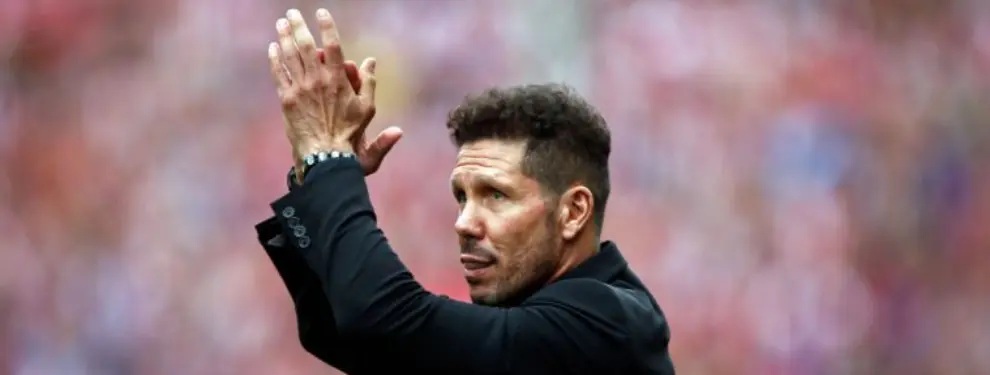 Simeone o la enganchada más fea vista en el Atlético de Madrid