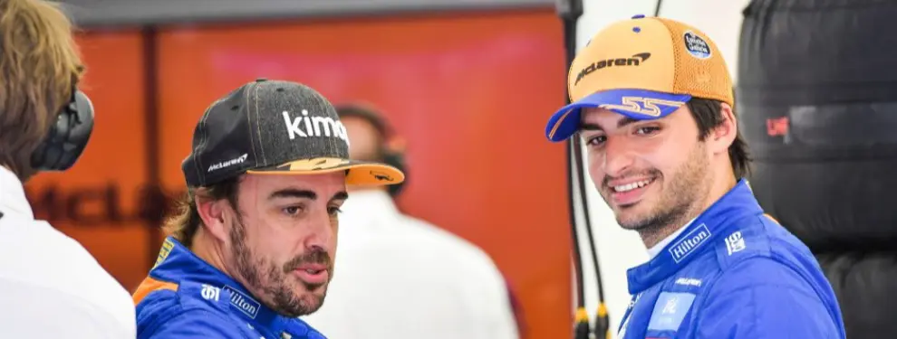 Carlos Sainz recibe la mejor noticia de Ferrari: Fernando Alonso K.O.