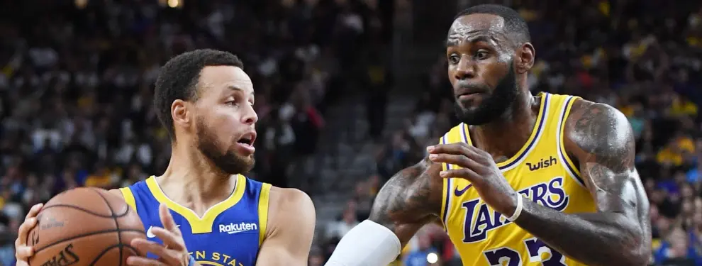 Stephen Curry y LeBron James se encaran: el duelo que no se vio