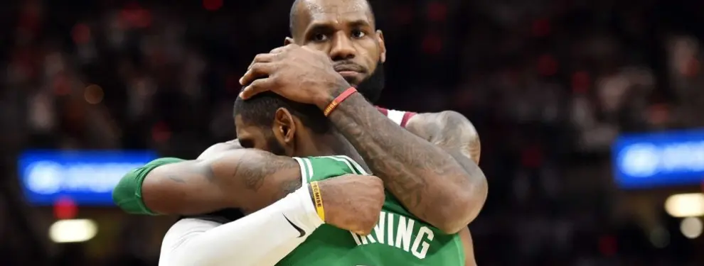 Kyrie Irving le cuenta la verdad a LeBron James sobre James Harden