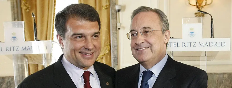 Laporta y Florentino Pérez descartan el fichaje del mismo delantero