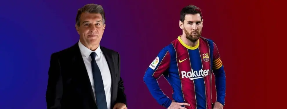 ¡Messi no lo cree! Esta es la condición que pone Laporta para renovar