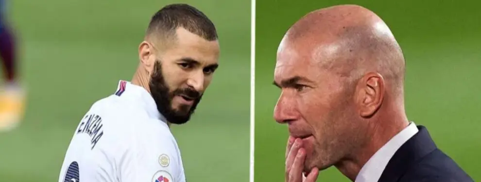 Zidane lo deja claro: se llevará a Karim con él cuando salga