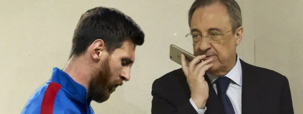 Florentino Pérez también rechaza el fichaje de este enemigo de Messi