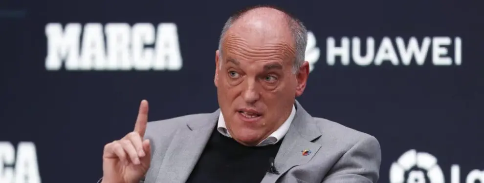 Javier Tebas observa la nueva conquista de DAZN y espera su turno