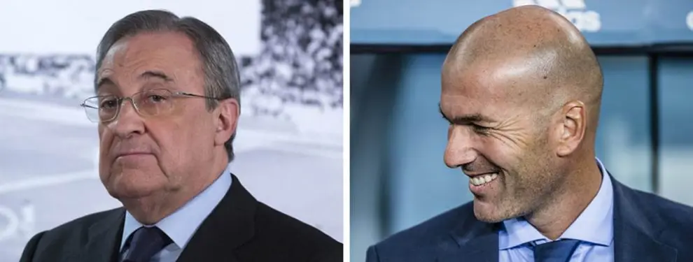 Florentino Pérez pacta quien será el sustituto de Zinedine Zidane