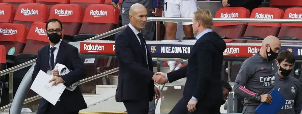 Ronald Koeman y Zinedine Zidane pelean por la misma joya