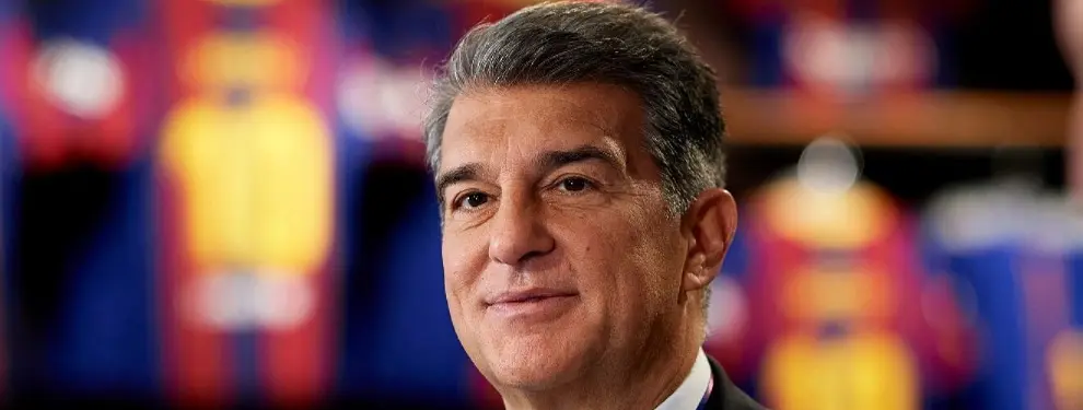 Joan Laporta descarta a una alternativa para la delantera del Barça