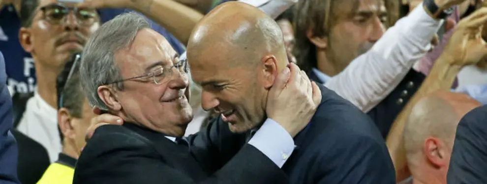 Florentino Pérez borra de su agenda a un sucesor de Zinedine Zidane