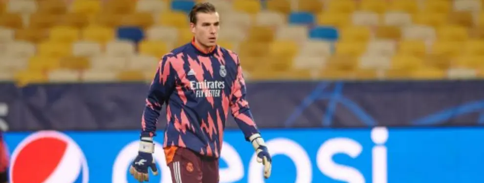 Quiere el puesto de Andriy Lunin: opción sorpresa para el Madrid