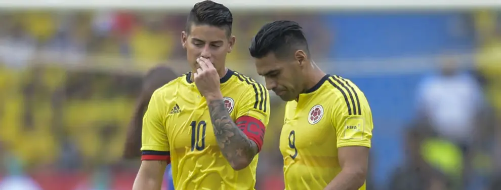 James Rodríguez y Falcao, boquiabiertos: así la ha liado un compañero