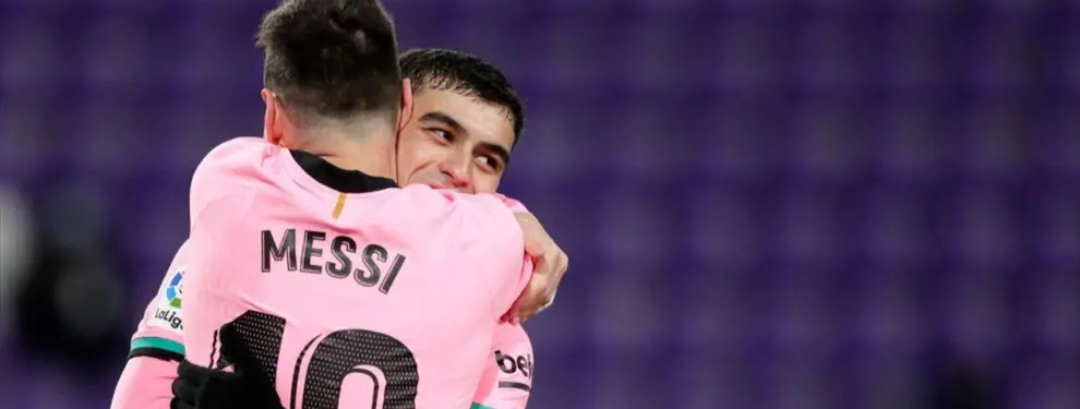 Messi cree que puede ser una bomba. Lo pide para acompañar a Pedri