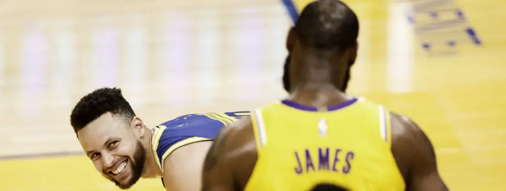 La NBA pierde una estrella y LeBron James un rival: Stephen Curry KO