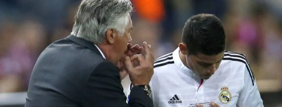 James Rodríguez y Ancelotti van al mercado: Madrid y PSG afectados