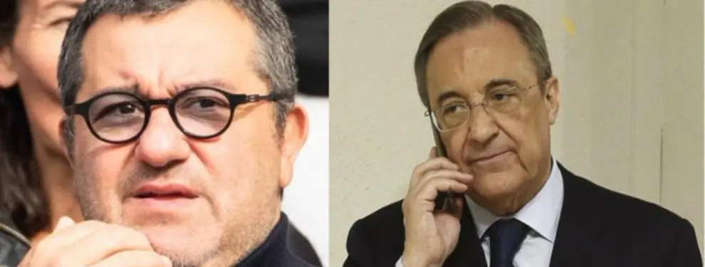 Mino Raiola a escena: ofrece 2 cracks a Florentino Pérez para verano