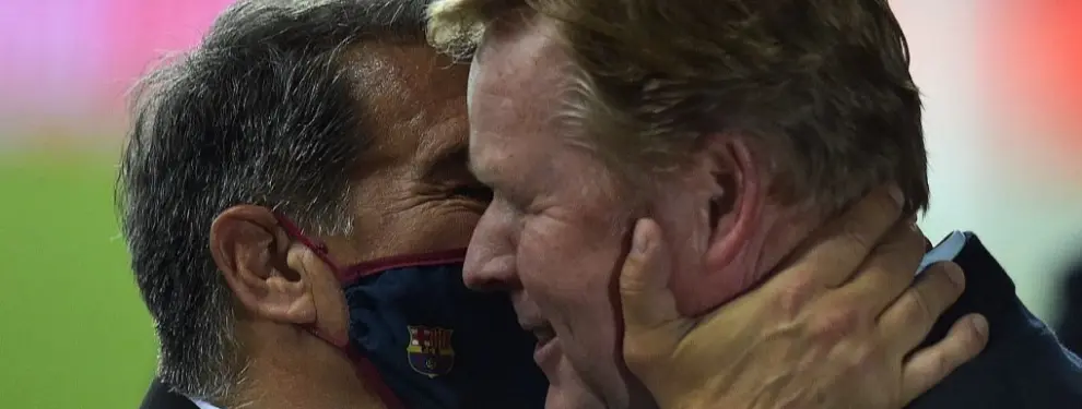 La decisión de Ronald Koeman que ahora sí convence a Joan Laporta