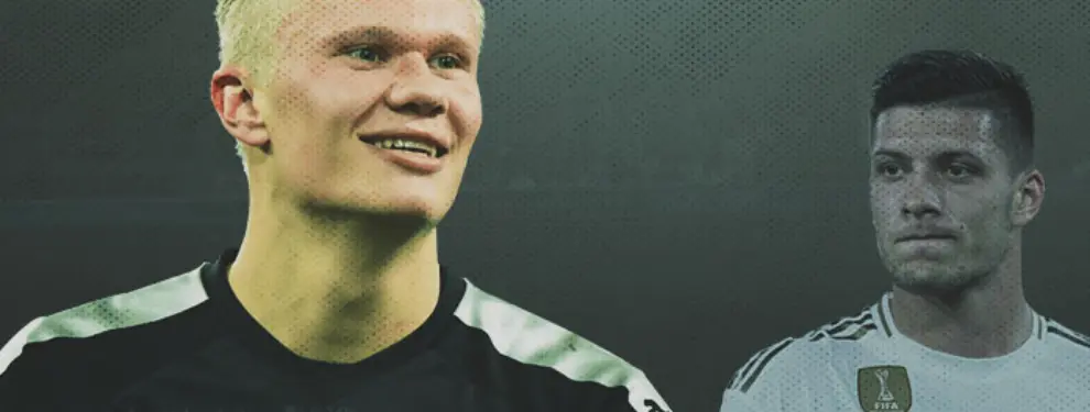 Erling Haaland se pone al rojo vivo por Luka Jovic: jugada maestra