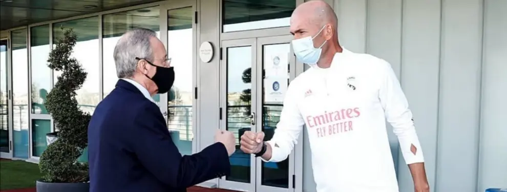 Zidane le coloca a Florentino este nombre sobre la mesa: lo quiero