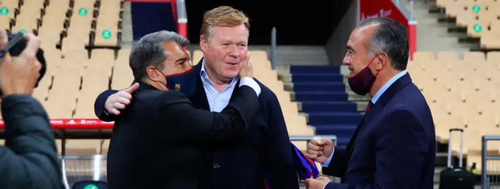 Ronald Koeman espera hacer caja con la venta de este jugador cedido