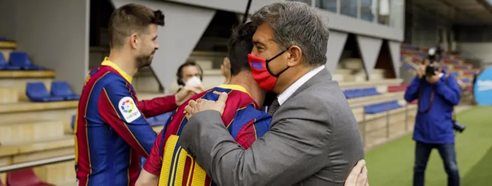 ¡Joan Laporta negocia con Luis Suárez! Messi no se cree lo ocurrido