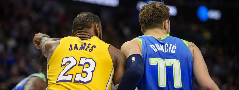 Luka Doncic irrumpe en la vida de los Lakers, amenaza a LeBron James