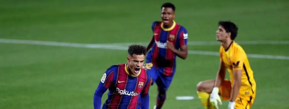 El hueco de Philippe Coutinho será para él: el Barça tiene un plan