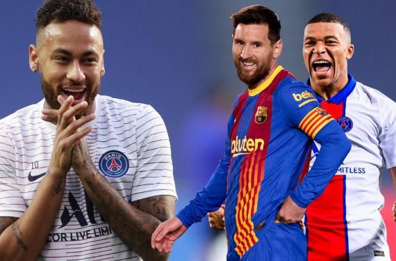 Pochettino y Neymar Júnior se alejan de Leo Messi: Mbappé lo impide