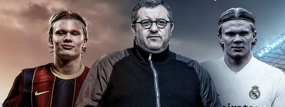 Mino Raiola incendia el futuro de Erling Haaland: otro factor clave