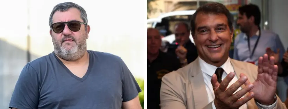 Mino Raiola se reúne con Joan Laporta para cerrar este fichaje