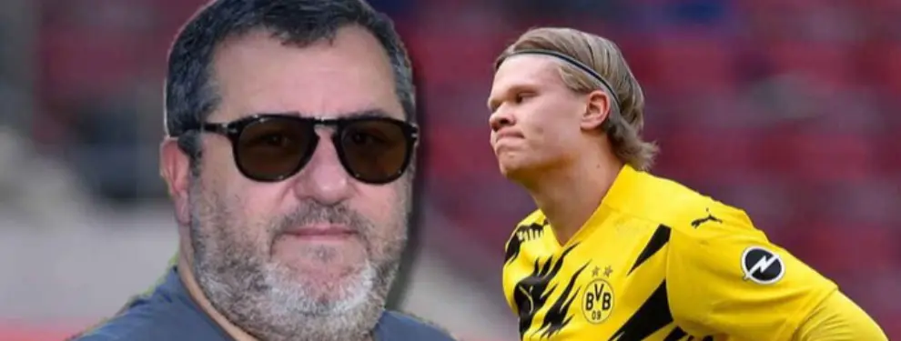 Acelerón definitivo por Erling Haaland: Mino Raiola ultima el bombazo