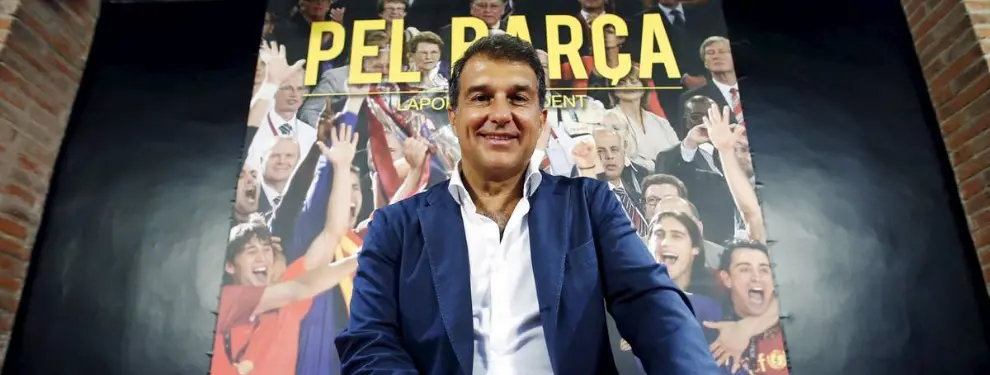 Joan Laporta piensa en este bombazo para la zaga del Barça