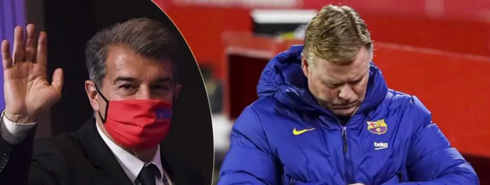 Joan Laporta se lo exige a Koeman: condición para seguir en la 21-22