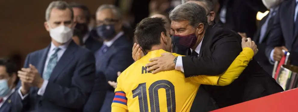 Leo Messi dice a Laporta cual es el problema del vestuario del Barça