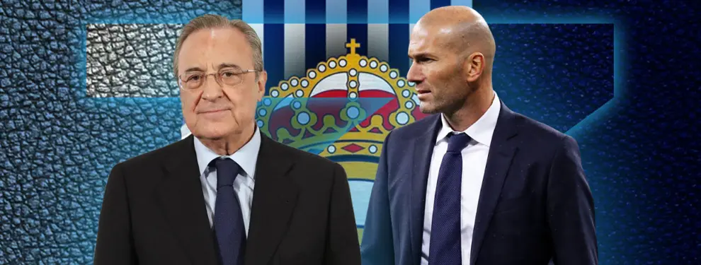 Florentino Pérez celebra fichar a un jugador recomendado por Zidane
