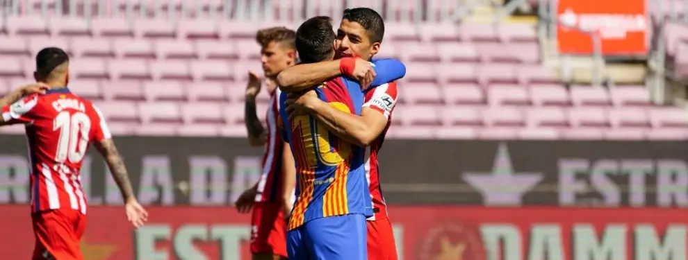 Luis Suárez le tiende la mano a este jugador peleado con Leo Messi